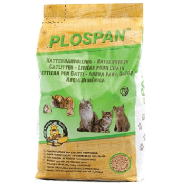 Plospan υπόστρωμα ξύλου pellets 20lt Plospan υπόστρωμα ξύλου pellets 20lt