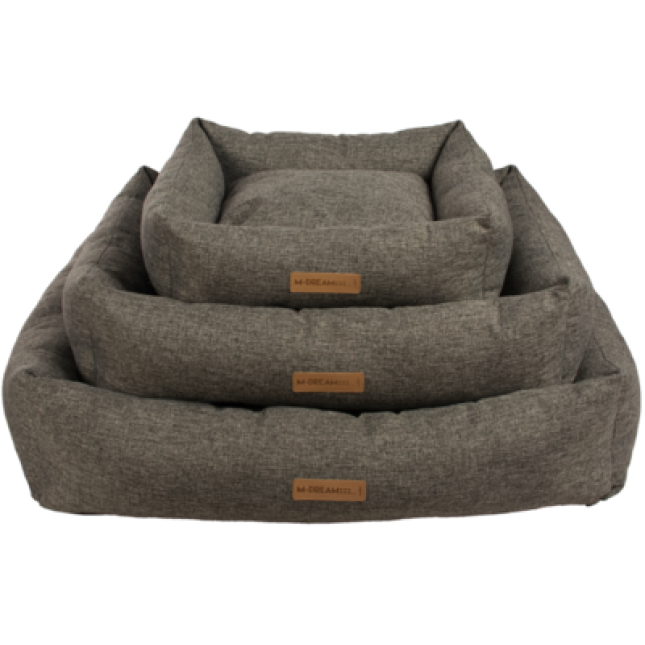 M-pets κρεβάτι Oleron, σκούρο γκρι, 55x50x15cm M-pets κρεβάτι Oleron, σκούρο γκρι, 55x50x15cm