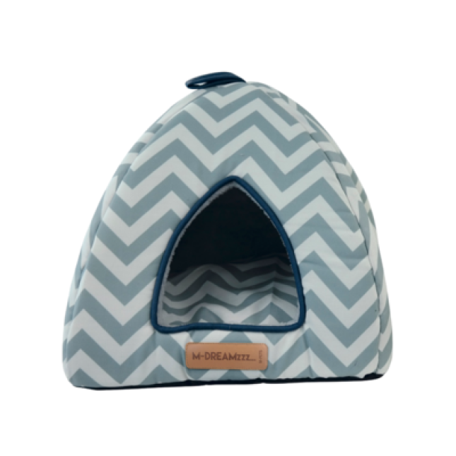M-pets φωλιά Tasmania Tipi μπλε, 40x40x35cm M-pets φωλιά Tasmania Tipi μπλε, 40x40x35cm