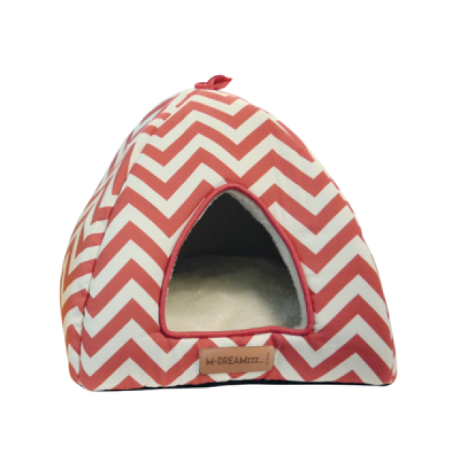 M-pets φωλιά Tasmania Tipi κόκκινο, 40x40x35cm M-pets φωλιά Tasmania Tipi κόκκινο, 40x40x35cm