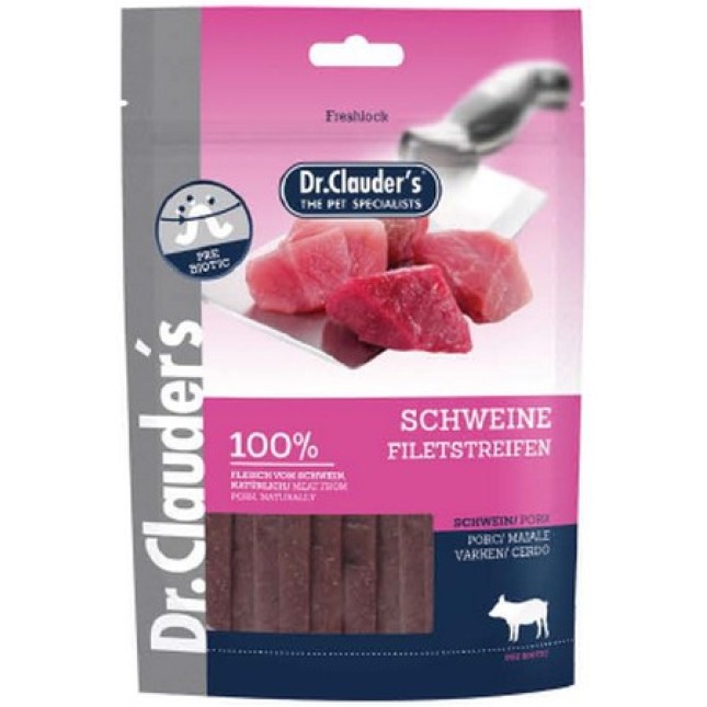 Dr Clauder's Pork Filet Strips (Φιλέτο Χοιρινό ) 80g Dr Clauder's Pork Filet Strips (Φιλέτο Χοιρινό ) 80g
