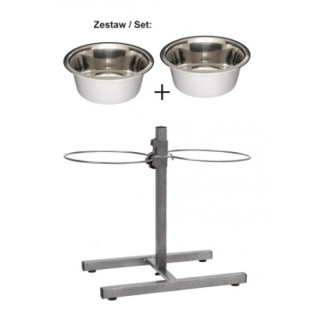 Lolo pets βάση ρυθμιζόμενη με 2 μεταλλικά πιάτα 4,70lt Lolo pets βάση ρυθμιζόμενη με 2 μεταλλικά πιάτα 4,70lt