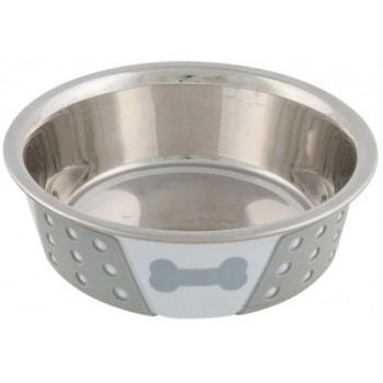 Trixie πιάτο μεταλλικό με σιλικόνη 1.4lt 21cm Trixie πιάτο μεταλλικό με σιλικόνη 1.4lt 21cm