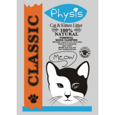 Άμμος υγιεινής γάτας physis classic μπεντονίτης 5kg