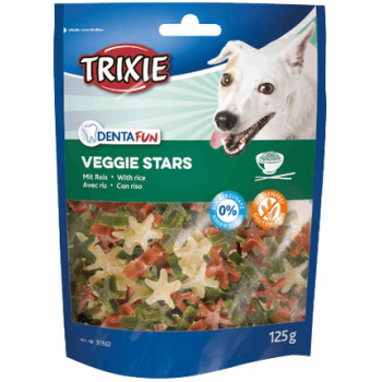 Trixie λιχουδιά αστέρια λαχαν.denta fun με ρύζι 125gr Trixie λιχουδιά αστέρια λαχαν.denta fun με ρύζι 125gr