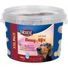 Trixie λιχουδιές soft snack bony mix xxl 1800gr