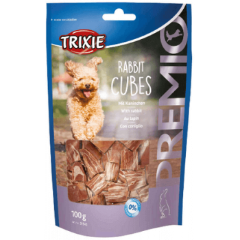 Trixie λιχουδιές premio cubes κουνέλι 100gr Trixie λιχουδιές premio cubes κουνέλι 100gr