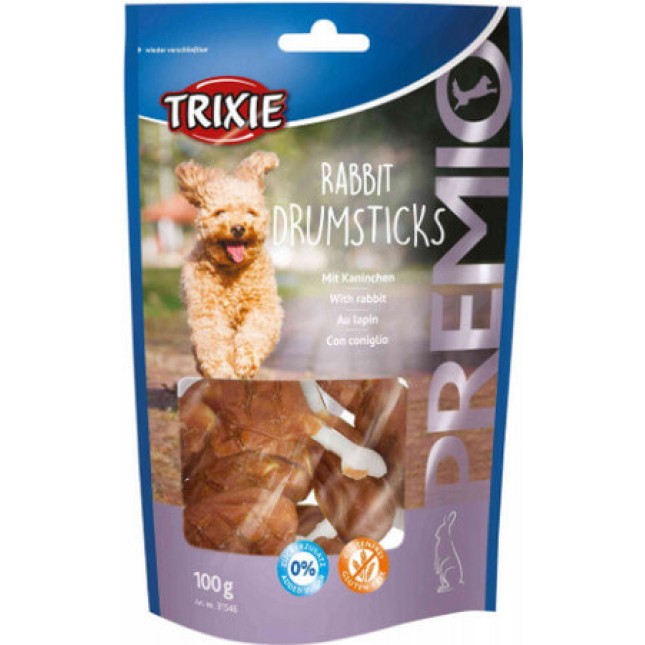 Trixie λιχουδιές premio drumsticks κουνέλι (8τμχ) 100gr