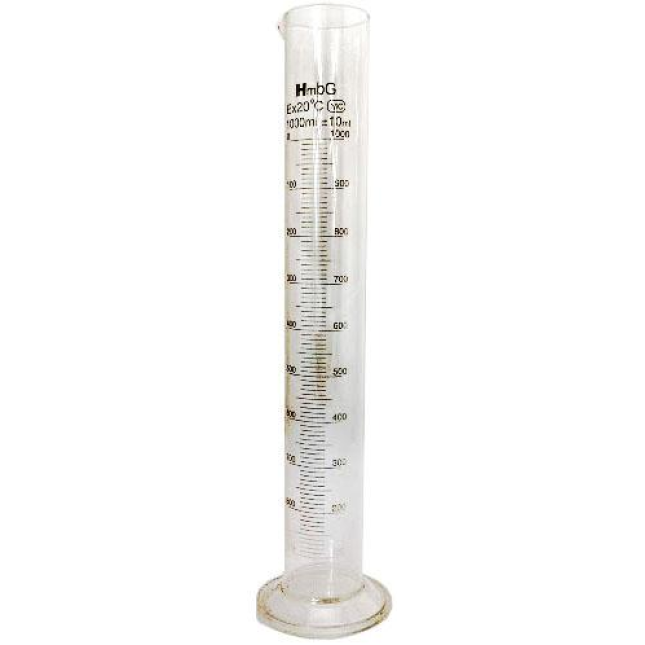 Κύλινδρος ογκομετρικός υάλινος,1000ml Κύλινδρος ογκομετρικός υάλινος,1000ml