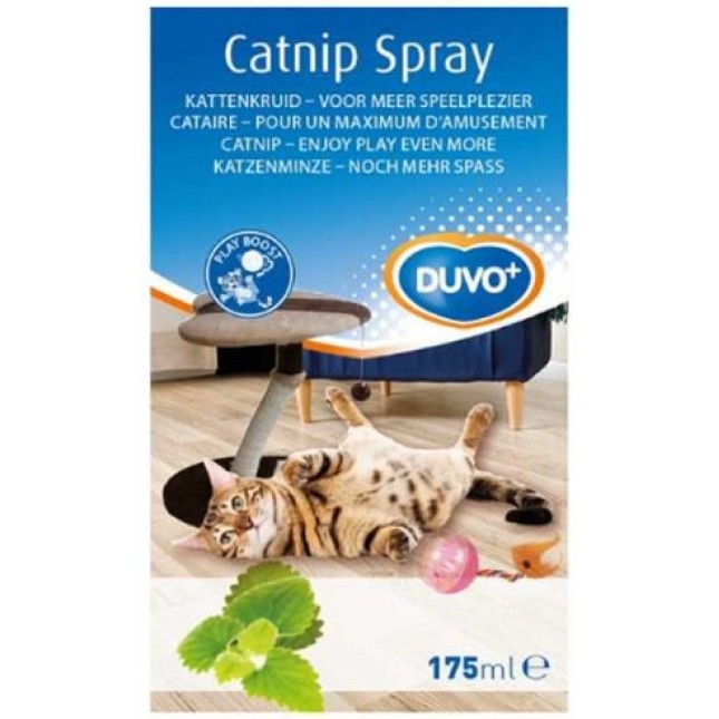 Duvo Spray Catnip για παιχνίδια και ονυχοδρόμια, 175 ml Duvo Spray Catnip για παιχνίδια και ονυχοδρόμια, 175 ml