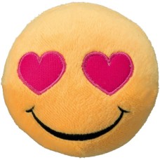 Trixie μπαλάκι λούτρινο smiley heart eyes 9cm Trixie μπαλάκι λούτρινο smiley heart eyes 9cm