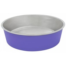 Duvo πιάτο σκύλου ανοξείδωτο & πλαστικό, μωβ O13cm Duvo πιάτο σκύλου ανοξείδωτο & πλαστικό, μωβ O13cm