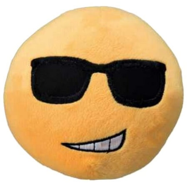 Trixie λούτρινη μπάλα smiley με ήχο 14cm Trixie λούτρινη μπάλα smiley με ήχο 14cm