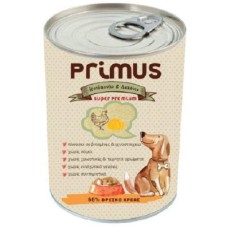 Κονσέρβα σκύλου Primus 'Κοτόπουλο & Λαζάνια', 400gr Κονσέρβα σκύλου Primus 'Κοτόπουλο & Λαζάνια', 400gr