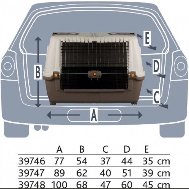 Trixie  κλουβί μετ. skudo car 90 m 89x62x51cm