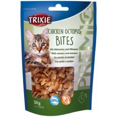 Trixie λιχουδιά premio octopus bites κοτοπ. 50gr Trixie λιχουδιά premio octopus bites κοτοπ. 50gr