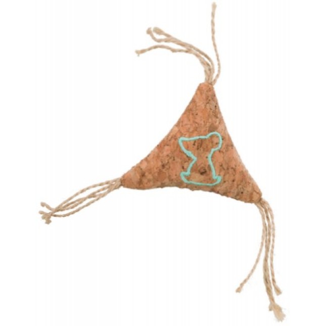 Trixie παιχνίδι τρίγωνο cork 7cm Trixie παιχνίδι τρίγωνο cork 7cm