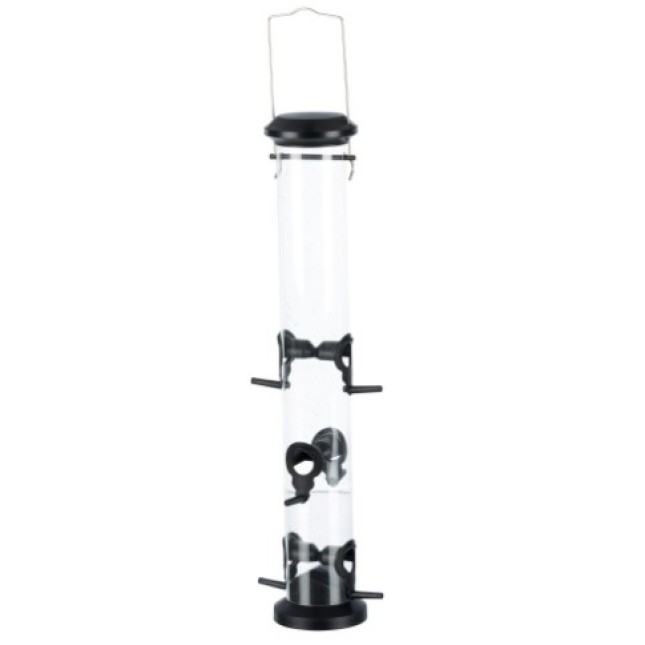 Trixie ταΐστρα πουλιών 1000ml /13x48x13cm μαύρη Trixie ταΐστρα πουλιών 1000ml /13x48x13cm μαύρη