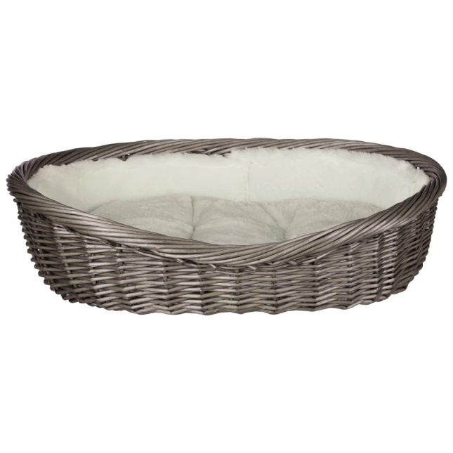 Trixie καλάθι ψάθινο επενδυμένο με μαξιλάρι 60cm γκρι Trixie καλάθι ψάθινο επενδυμένο με μαξιλάρι 60cm γκρι