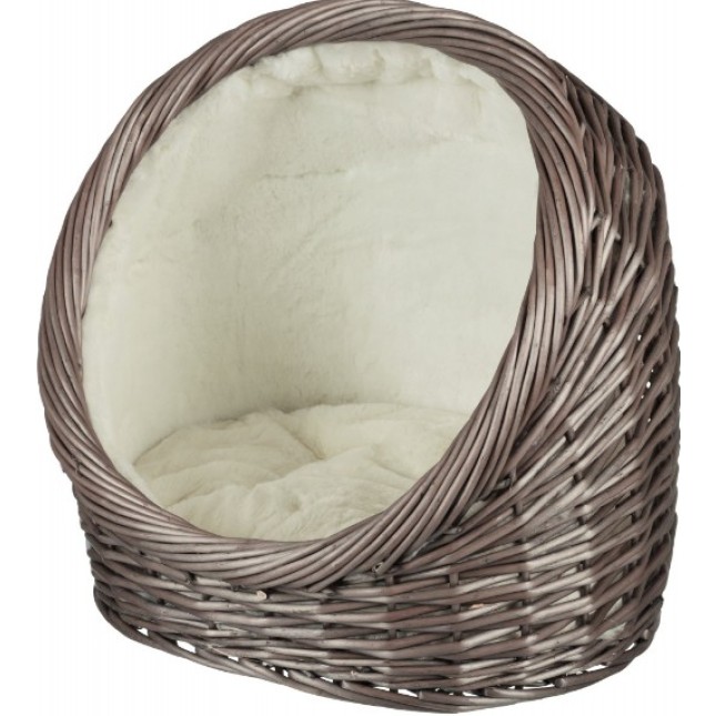 Trixie φωλιά ψάθινη 44x44x30cm γκρι Trixie φωλιά ψάθινη 44x44x30cm γκρι