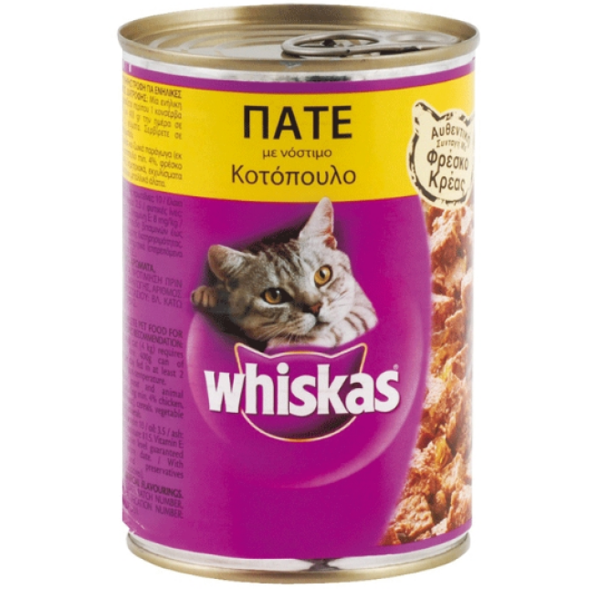 Whiskas κοτόπουλο 400g Whiskas κοτόπουλο 400g