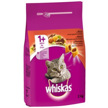 Whiskas adult μοσχάρι & γεμ. κροκέτες 2kg Whiskas adult μοσχάρι & γεμ. κροκέτες 2kg