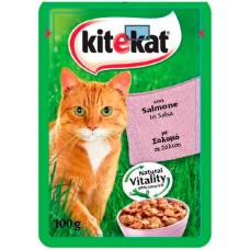 Kitekat poush σολομός, πέστροφα, καρότα 100gr