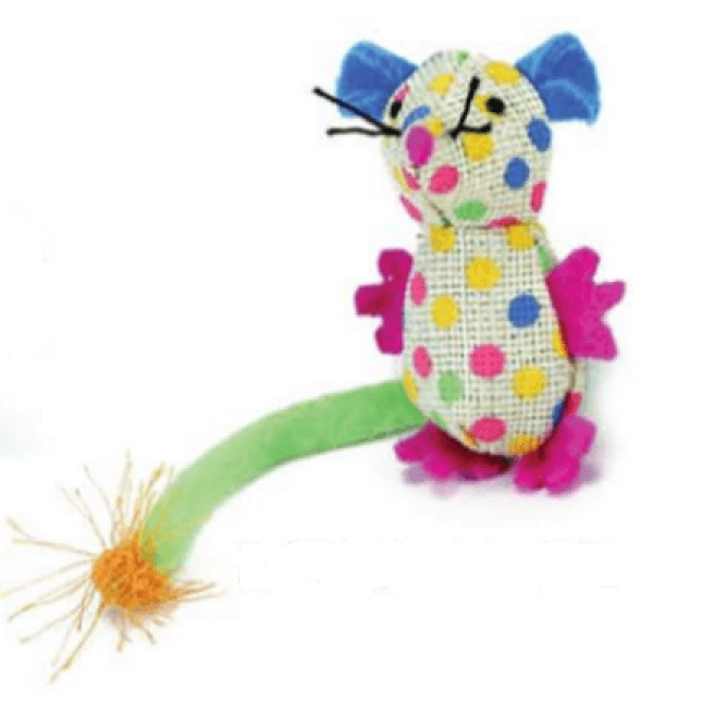Beeztees παιχνίδι υφασμάτινο,ποντίκι 7.5cm Beeztees παιχνίδι υφασμάτινο,ποντίκι 7.5cm