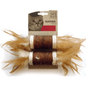 M-pets παιχνίδι γάτας Natura rolls L: 24 Φ: 4.5 M-pets παιχνίδι γάτας Natura rolls L: 24 Φ: 4.5