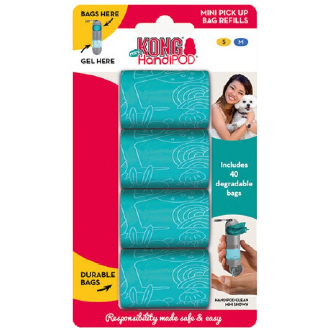 Kong handipod mini ανταλλακτικές σακούλες Kong handipod mini ανταλλακτικές σακούλες
