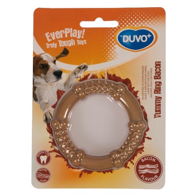 Duvo παιχνίδι - κρίκος 'Everplay!' με γεύση bacon, O7.5cm