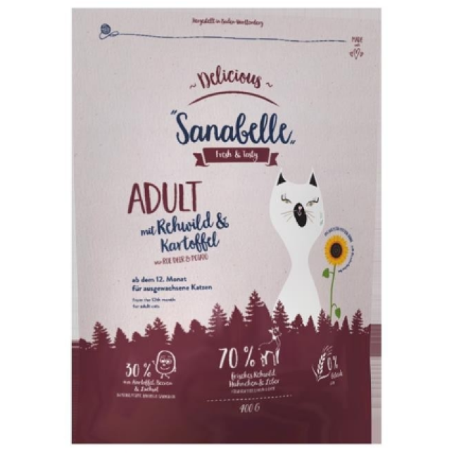 Bosch Sanabelle Delicious 'Ζαρκάδι & Πατάτα', 400gr Bosch Sanabelle Delicious 'Ζαρκάδι & Πατάτα', 400gr