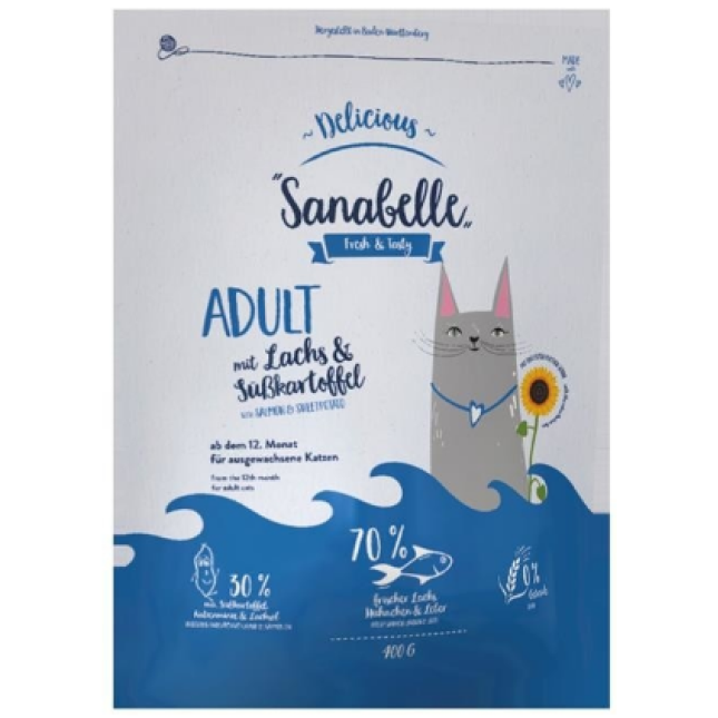 Bosch Sanabelle Delicious 'Σολωμός & Γλυκοπατάτα', 400gr