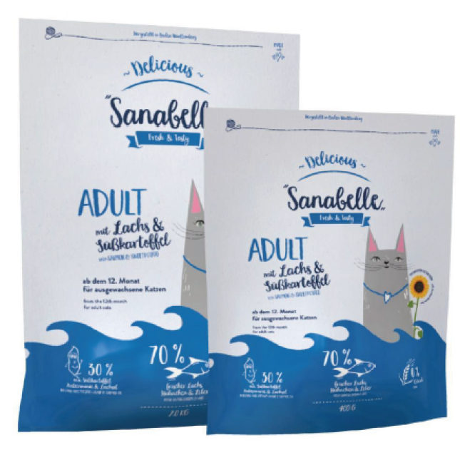 Bosch Sanabelle Delicious 'Σολωμός & Γλυκοπατάτα' Bosch Sanabelle Delicious 'Σολωμός & Γλυκοπατάτα'