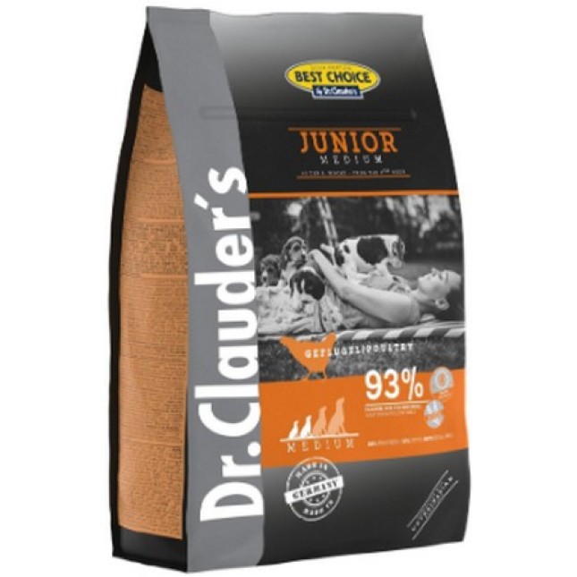 Dr.Clauder's best choice junior κοτόπουλο S/M 12,5kg