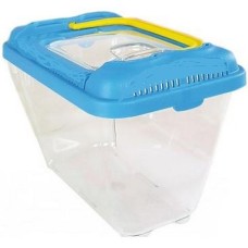 Ενυδρείο πλαστικό οβάλ 18x12x13cm Ενυδρείο πλαστικό οβάλ 18x12x13cm