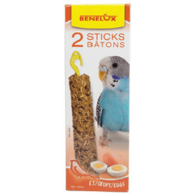 Benelux stick για παπαγαλάκια,με αυγό 2τεμ