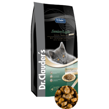 Dr.Clauder'sSenior Light Για στειρωμένες υπέρβαρες γάτες 400g Dr.Clauder'sSenior Light Για στειρωμένες υπέρβαρες γάτες 400g