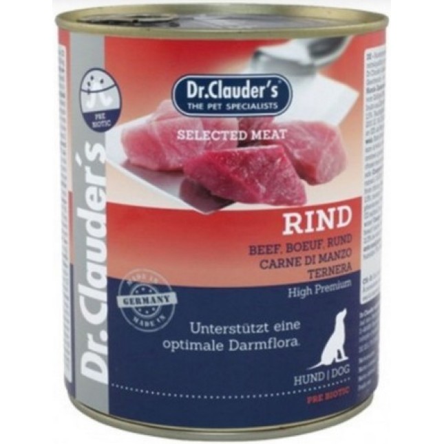 Dr.Clauder's Beef Μοσχάρι 400g Dr.Clauder's Beef Μοσχάρι 400g