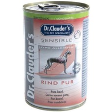 Dr.Clauder's Sensible Beef pure (Μοσχάρι) 400g Dr.Clauder's Sensible Beef pure (Μοσχάρι) 400g