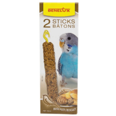 Benelux stick για παπαγαλάκια,με μπισκότο 2τεμ Benelux stick για παπαγαλάκια,με μπισκότο 2τεμ