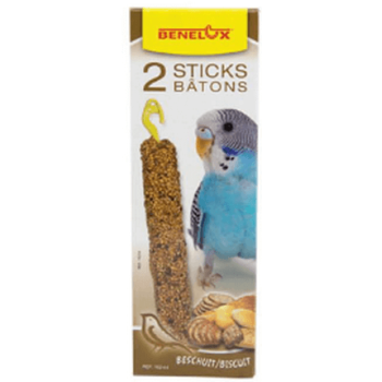 Benelux stick για παπαγαλάκια,με μπισκότο 2τεμ Benelux stick για παπαγαλάκια,με μπισκότο 2τεμ