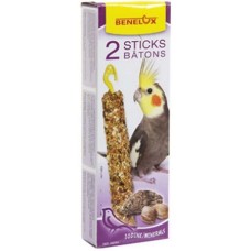 Benelux stick για παπαγαλάκια,με ιώδιο & κοχύλια 2τεμ
