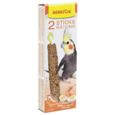 Benelux stick για μεσαίους παπαγάλους,με μέλι & αυγό 2τεμ