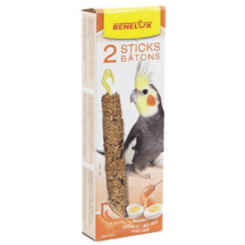 Benelux stick για μεσαίους παπαγάλους,με μέλι & αυγό 2τεμ Benelux stick για μεσαίους παπαγάλους,με μέλι & αυγό 2τεμ