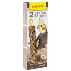 Benelux stick για μεσαίους παπαγάλους με καρύδα 2τεμ Benelux stick για μεσαίους παπαγάλους με καρύδα 2τεμ