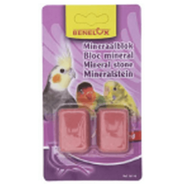 Benelux mineral block ροζ σκληρή πέτρα small 2τεμ Benelux mineral block ροζ σκληρή πέτρα small 2τεμ