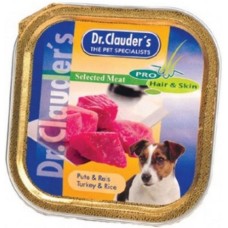 Dr.Clauder's – Turkey & Rice  (Γαλοπούλα & Ρύζι) 100g