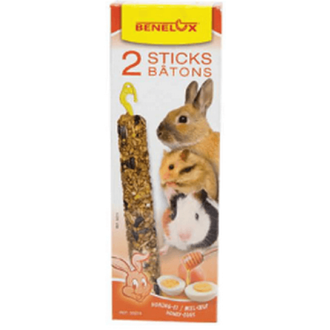 Benelux stick για τρωκτικά με μέλι & αυγό 2τεμ