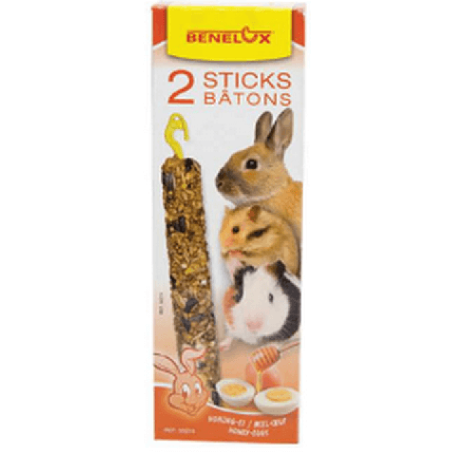 Benelux stick για τρωκτικά με μέλι & αυγό 2τεμ Benelux stick για τρωκτικά με μέλι & αυγό 2τεμ